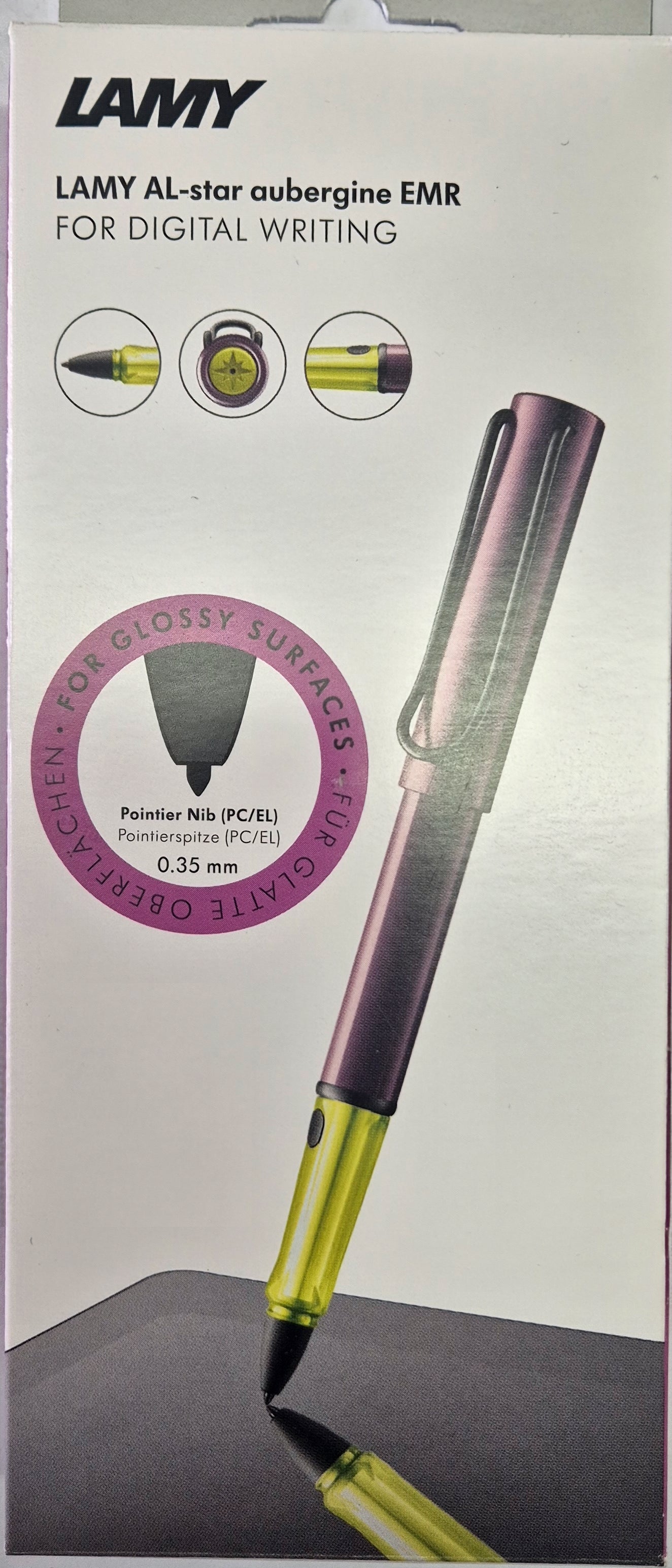 LAMY 4A6 AL-star aubergine EMR Digital Pen