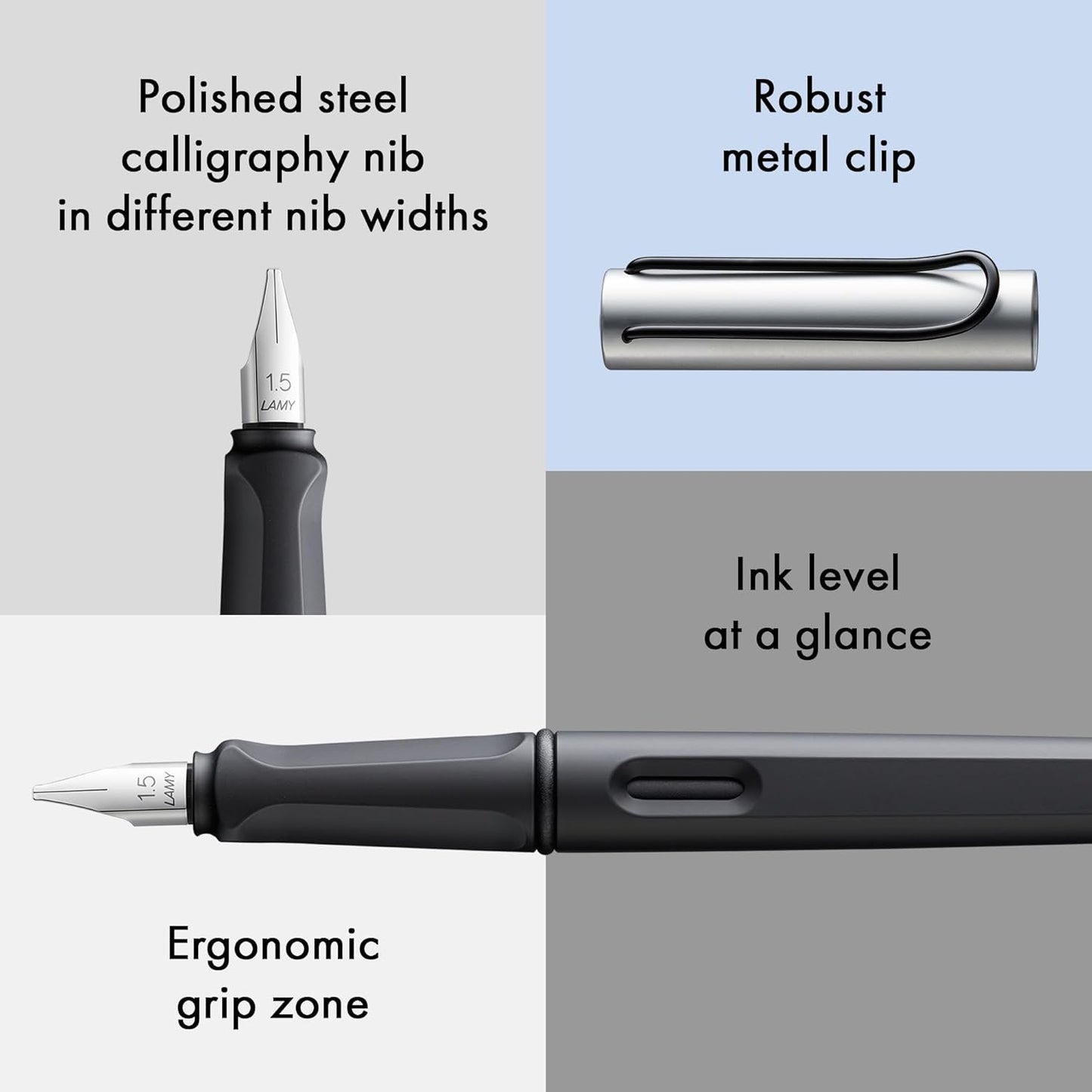Lamy 011 Joy Calligraphy Fountain pen set