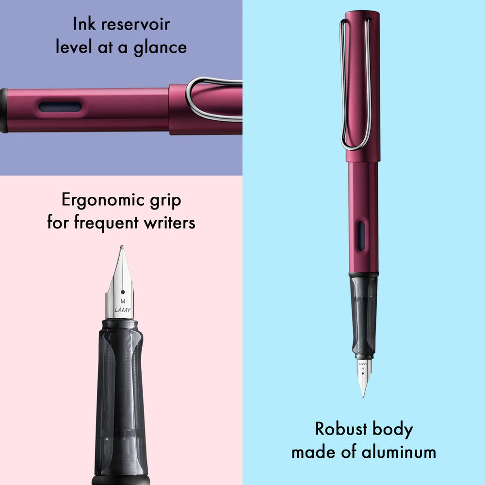 Lamy 029 Al Star Black Purple Fountain pen