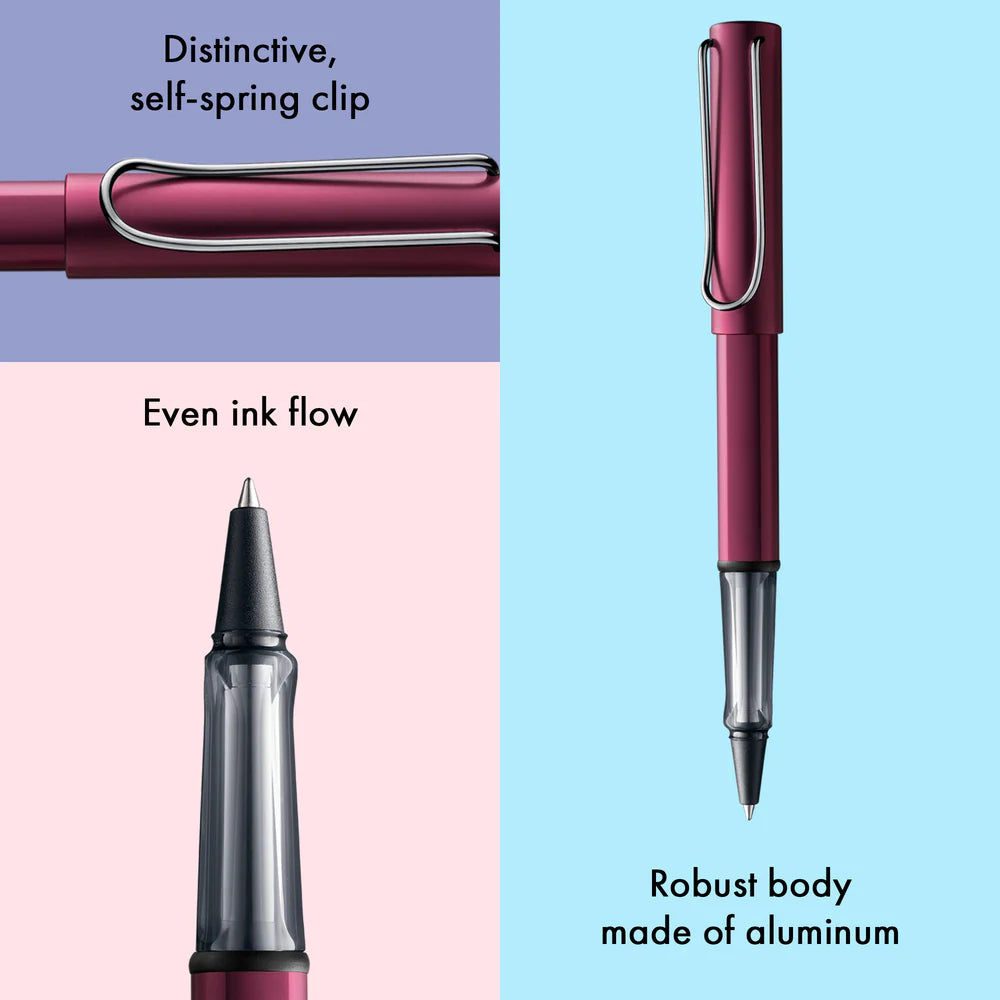 Lamy 329 Al Star Black Purple Roller ball