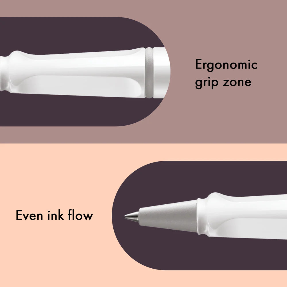 Lamy 319 Safari Shinny White Roller ball