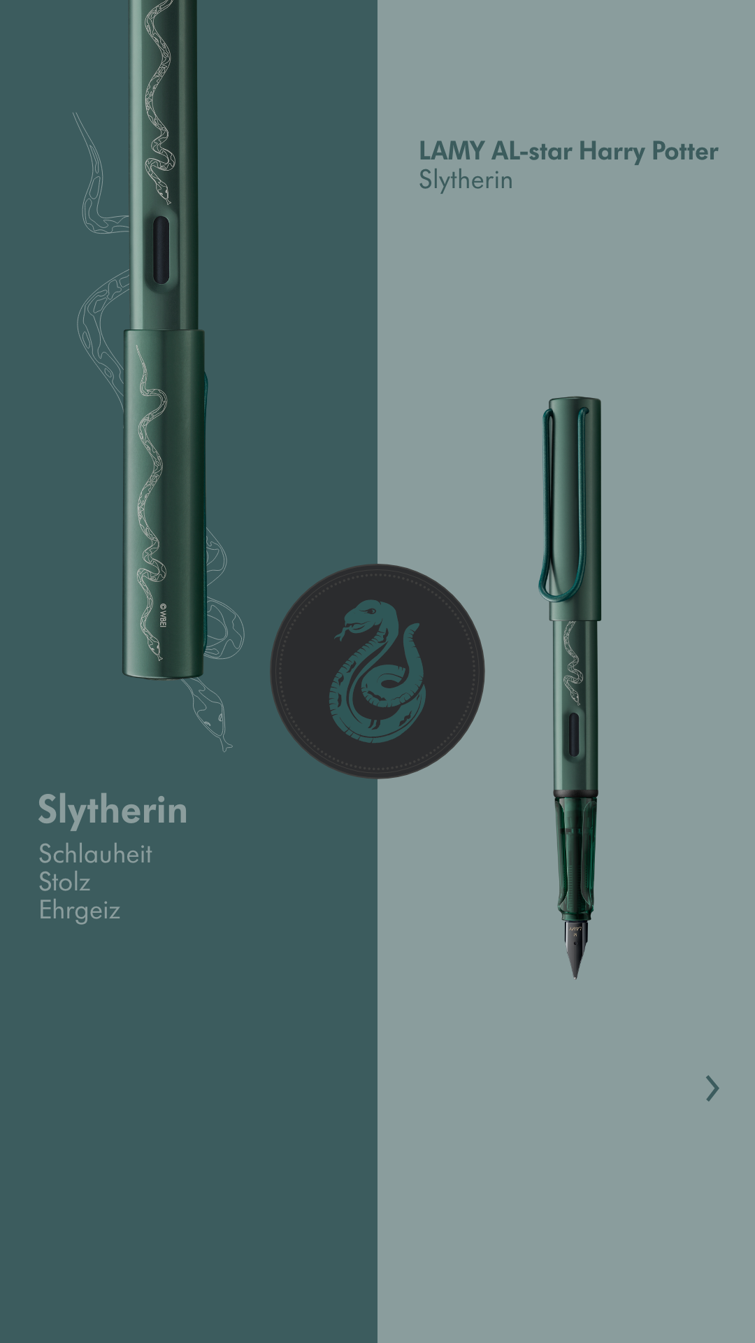 LAMY 0H3 FP AL-star Harry Potter Slytherin Special Edition 2024 Πένα