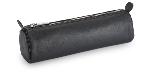 Lamy A404 Leather Pencil Case Black Round