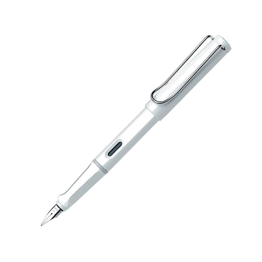 Lamy 019 Safari Shinny White Fountain Pen