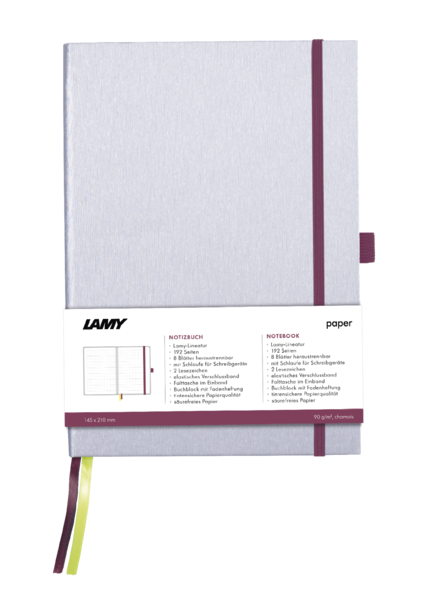 Lamy B2 notebook Hardcover A6 black purple