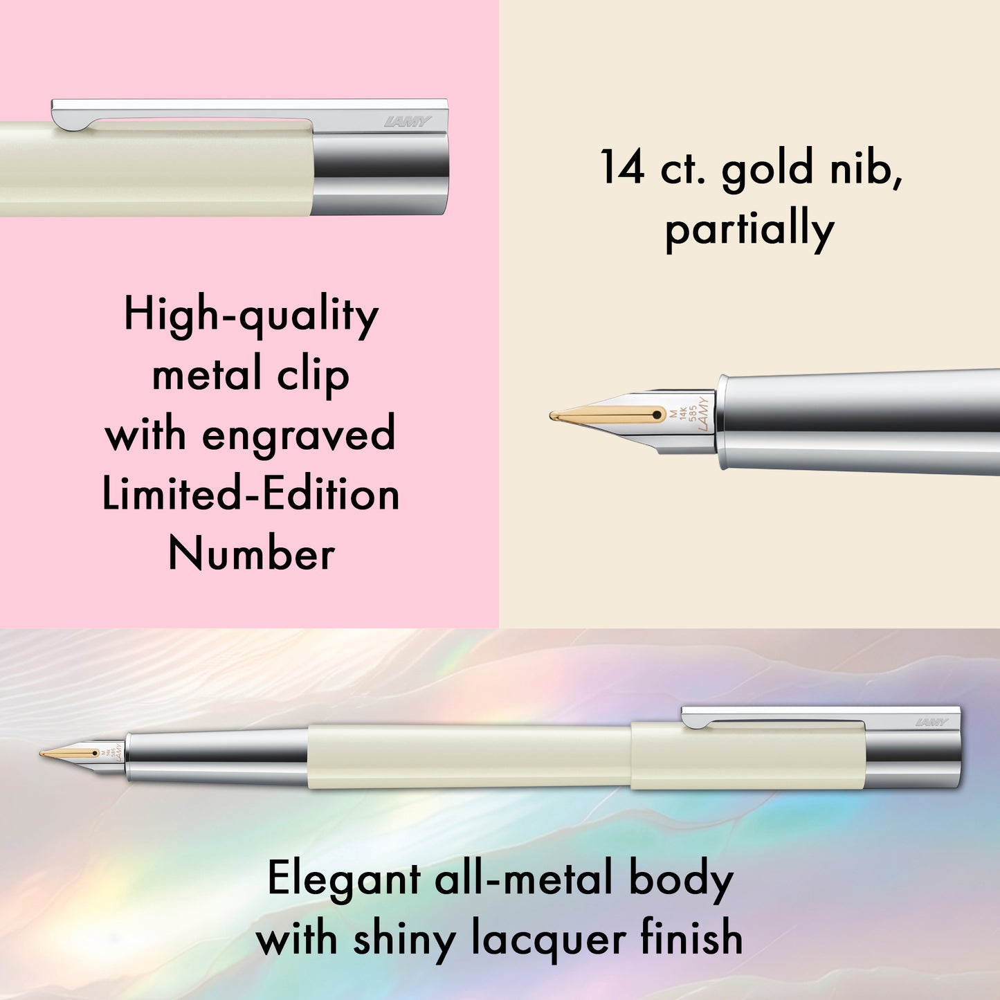 Lamy 079 Scala Pearl Limited Edition Fountain Pen 14k Fine