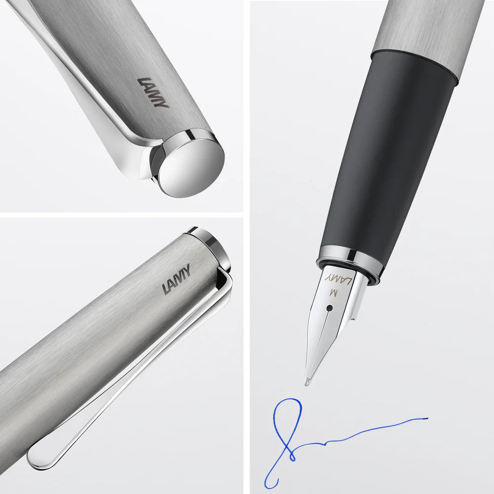Lamy 065 Studio Brushed Steel Fountain Pen