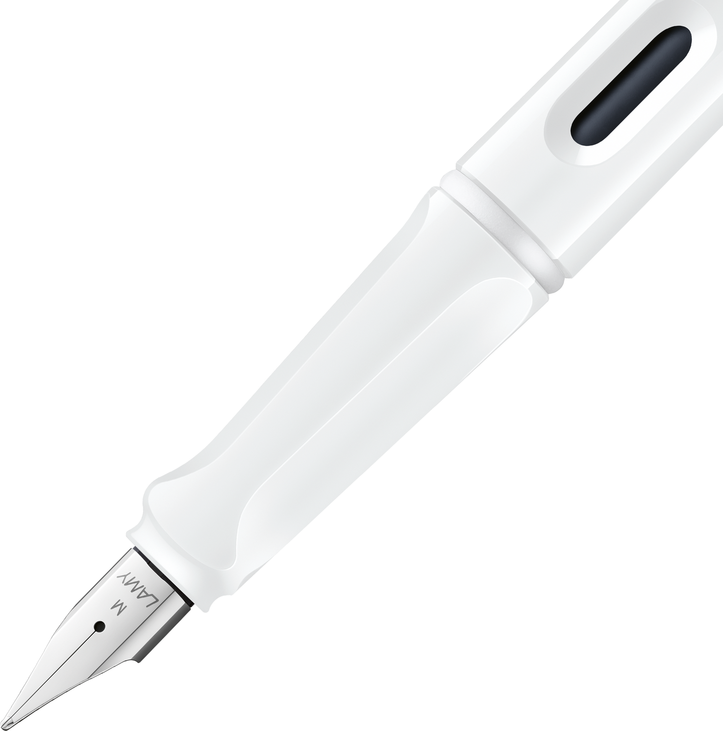 LAMY Safari 0B1 All White Multicolor Rings Πένα Medium