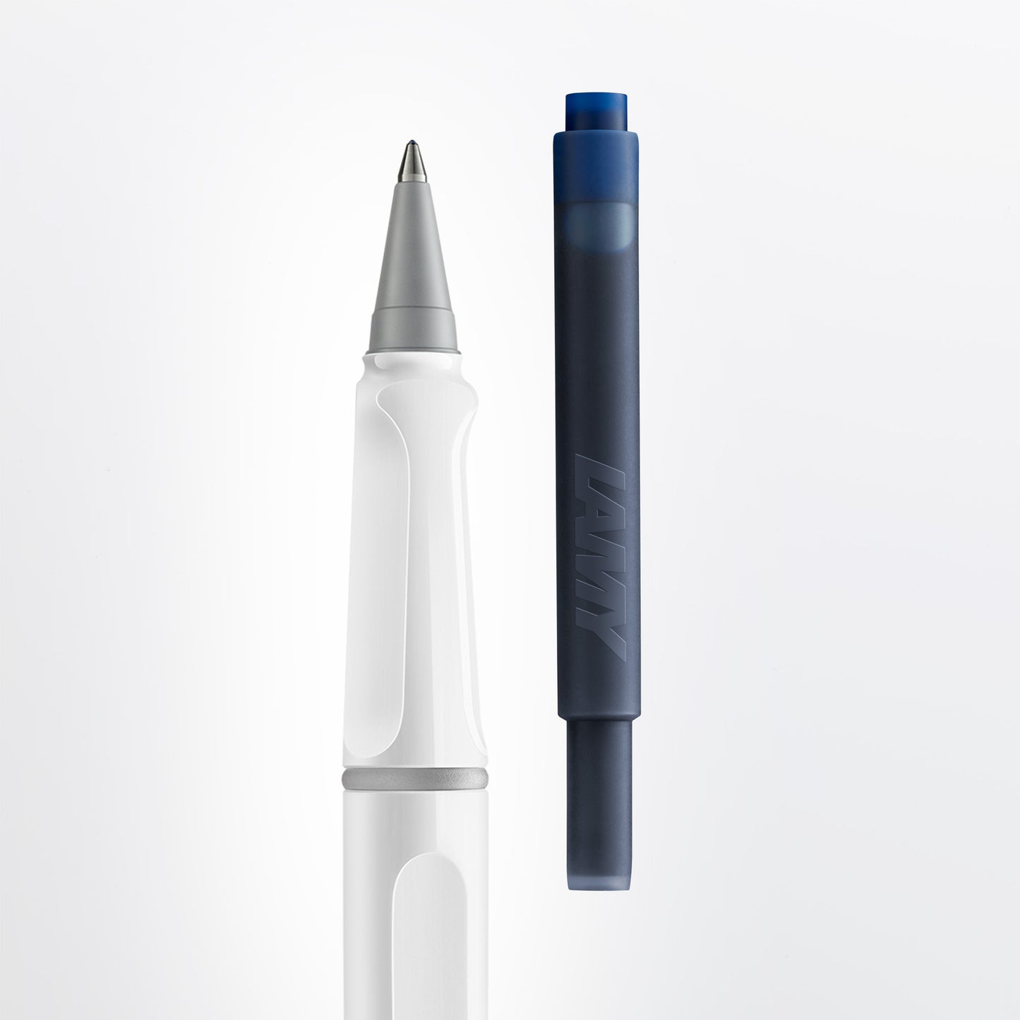 Lamy Safari White 619 roll-ink Rollerball