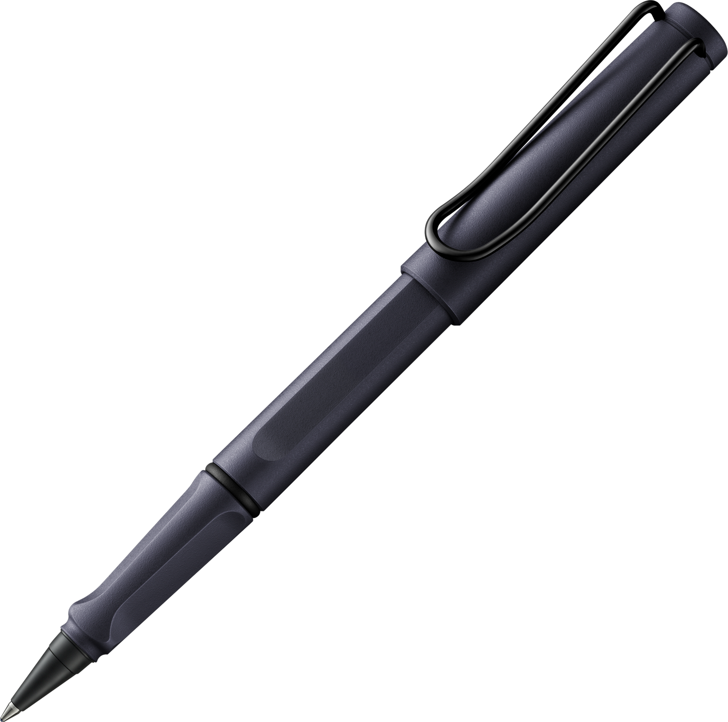 Lamy Safari Steel Black 6E2 roll-ink Rollerball