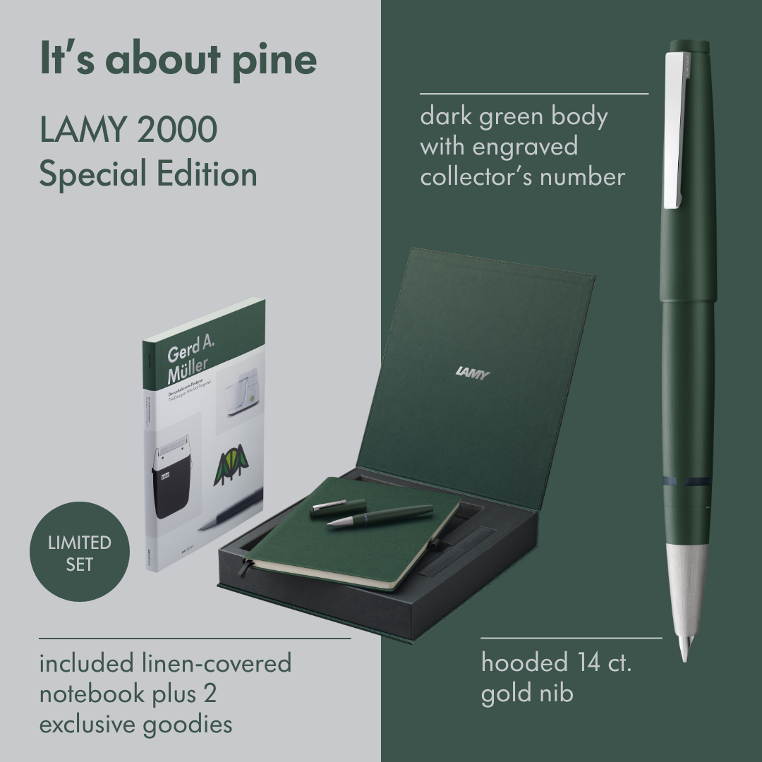 Lamy 2000 Pine Limited Edition 2024 Fountain Pen F