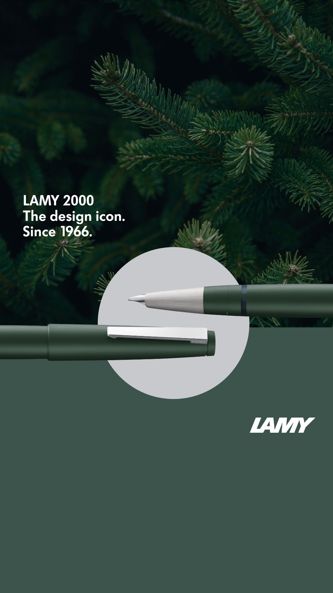 Lamy 2000 Pine Limited Edition 2024 Fountain Pen F