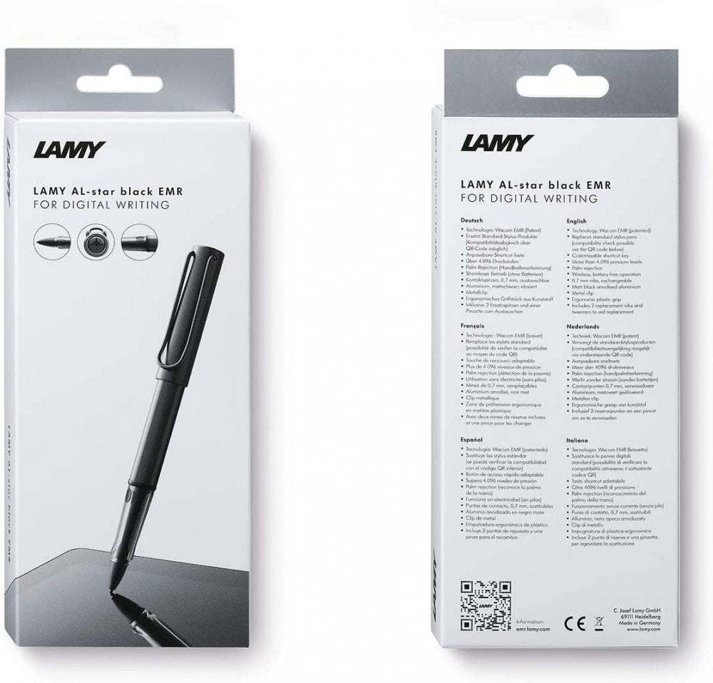 LAMY AL-star EMR PC/EL Digital Writing Pen Black model 471