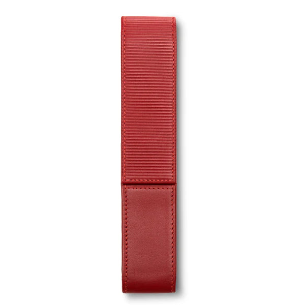 LAMY A 314 Premium Leather Pen Pouch Red for 1 pen