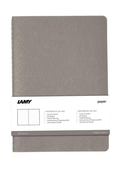 Lamy B5 booklet Softcover A5 grey