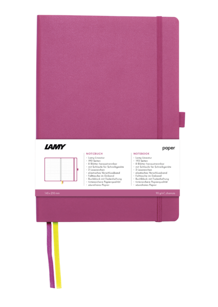 Lamy B4 notebook Softcover A6 pink