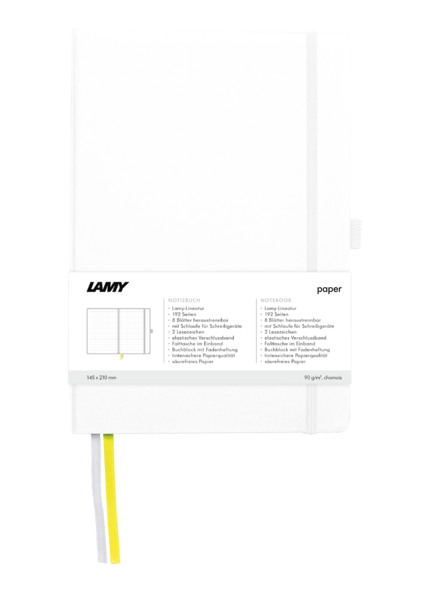 Lamy B4 notebook Softcover A6 white